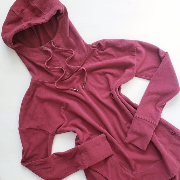 Sweaty Betty Fleece Luxe Invigorate Hoodie Funnel Neck Size Small - Picture 3 of 16
